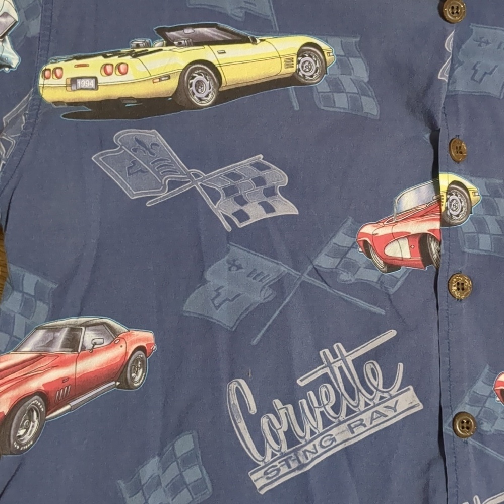 DAVID CAREY GM chevrolet CORVETTE Shirt Size Large - Picture 2 of 7